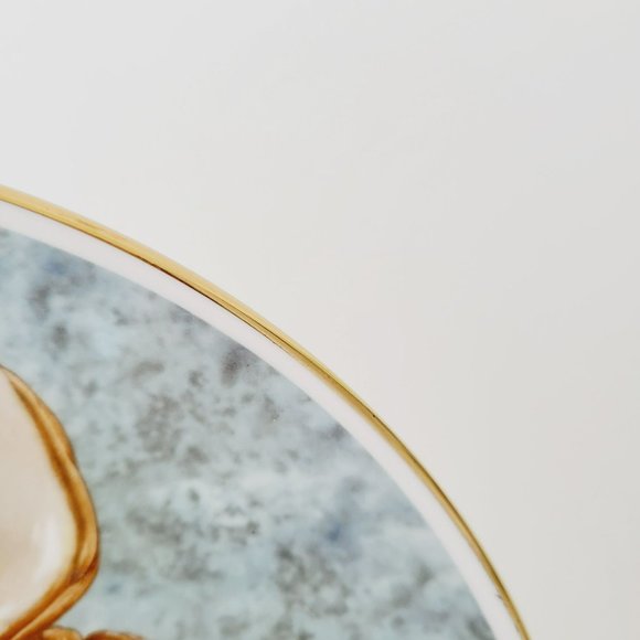 Elizabethan PenDelfin Bunny Mother and Baby Collectors Plate Jean Walmsley Heap - Picture 6 of 10